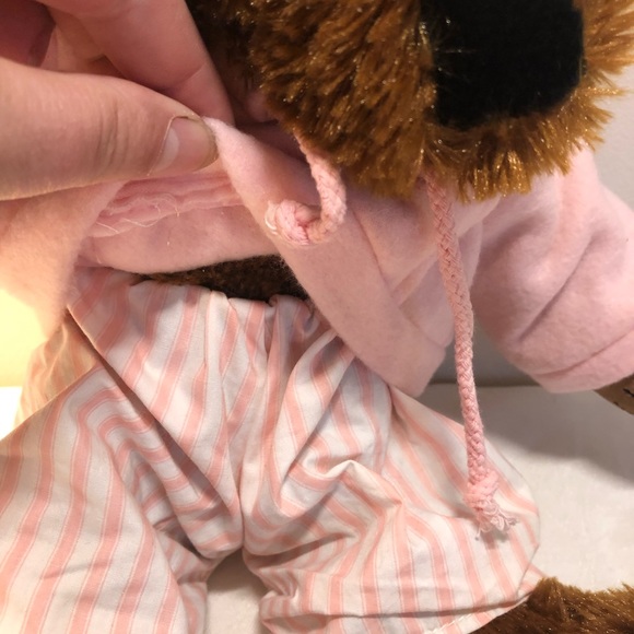 Bear Plush with cute pink pajamas Rare, like new, BlueLoyal - Picture 4 of 8